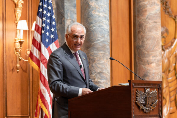 Reza Pahlavi at Old Parkland, Friday, March 27, 2026. Photo by Sam Hodde for Grant Miller Photography